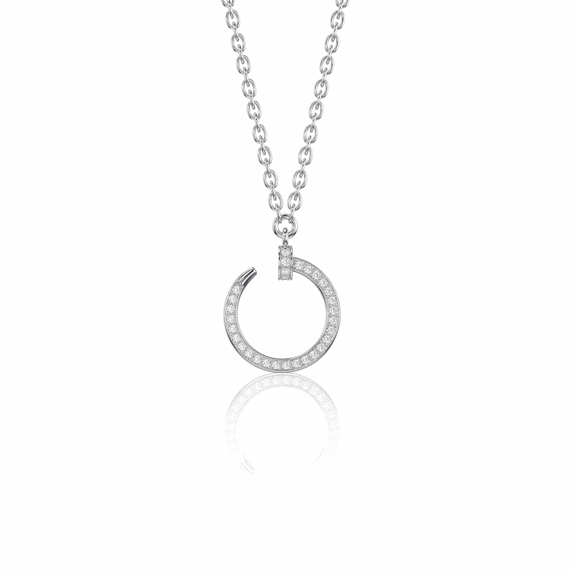 diamond chain pendant