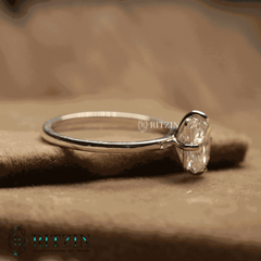 Einzigartiger Solitär-Ehering für Frauen mit 1,74 TCW, strahlende Form, exklusiver Schmuck, Geschenk für Sie 