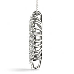 2.00MM  Round Cut Heart Shape Charm Pendant For _Her.